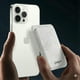 thumbnail image 2 of Cartera Wallet Alcantara Gamuza Suave Para Iphone Magsafe Blanco., 2 of 7