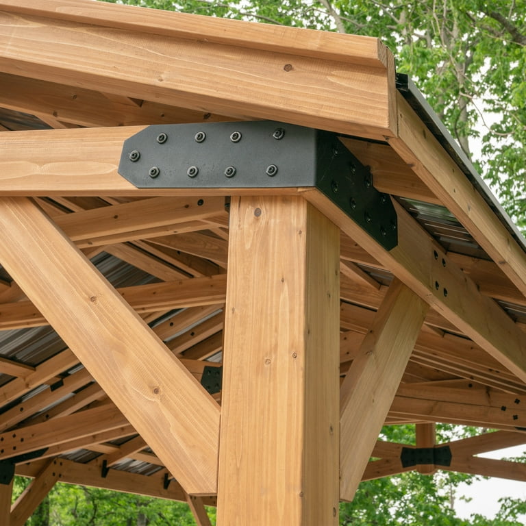 Backyard Discovery 20x12 Norwood Cedar Carport/Gazebo with Metal