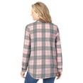 thumbnail image 2 of Woman Within Plus Size Classic Flannel Shirt, 2 of 6