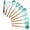 Blue, variant on 10-Piece Silicone Kitchen Utensil Set - Heat Resistant Non-Stick Cooking Tools with Ergonomic Wooden Handles