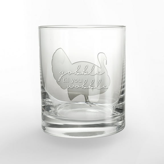 Creative Products Gobble Til You Wobble 11 oz. Whiskey Glass