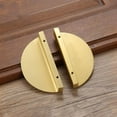 thumbnail image 3 of Tiradores elegantes de latón macizo, forma de media luna para una fácil instalación, aleación de aluminio resistente a la corrosión con acabado dorado, perfectos para muebles de hogar modernos y, 3 of 5