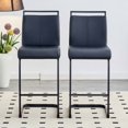 thumbnail image 5 of SUDICA Black PU Leather Counter Height Bar Stools Set of 2 for Kitchen Island, 5 of 6