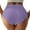 Purple, variant on Fashion Low Waist Underwear Color Striped Briefs Underwear Panties Womens Underwear plus Size