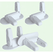 4 Pack Child Proof Door Knob Covers, Durable ABS with 3M Adhesive, Baby Proofing Door Lock for Cabinets