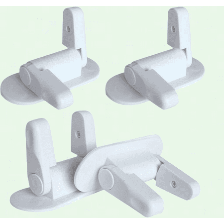 4 Pack Child Proof Door Knob Covers, Durable ABS with 3M Adhesive, Baby Proofing Door Lock for Cabinets
