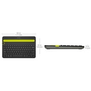 Logitech K480 920-006342 Black Bluetooth Wireless Mini Multi-Device Keyboard (Non-Retail Packaging)