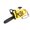 Yellow, variant on Creative Chainsaw Keychain Pull Cord Activates Sound Perfect For Prank Lovers