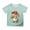 X10-Mint Green, variant on T Shirts For Baby Girls Easter 7-8 Years Bunny Shirt Short sleeve round neck T Shirt Kids Bunny Rabbit Graphic Tops Cute playsuit Grey