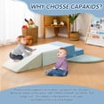 thumbnail image 5 of Spanspace Toddler Foam Climbing Blocks, Kids’ Indoor Play Structures, Soft Foam Baby Climbing & Crawling Play Set, 4-Pcs Climbing Toys, Fashionable, 5 of 9