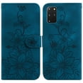 thumbnail image 2 of Compatible with Samsung Galaxy S20 Plus 5G Embossed Lily Wallet Case with Card Holder PU Leather Flip Cover, 2 of 5