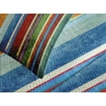 thumbnail image 4 of Ambesonne Stripes Quilted Bedspread Set 3 Pcs, Retro Colorful Bands, Queen Size, Multicolor, 4 of 5