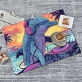 thumbnail image 4 of Cauagu Dish Drying Mat,24*18 inch Absorbent Dish Drainer Kitchen Counter,Dish Drying Pad for Countertops,Sinks,Draining Racks( Hip-Hop DJ Dolphin), 4 of 8