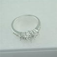 thumbnail image 4 of 925 Sterling Silver Fashion Ring Temperament Crystal Inlay Gift Ring #186, 4 of 4