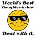 thumbnail image 3 of CafePress - World's Best Daughter In Law Humor Large Mug - 15 oz Ceramic Large White Novelty Mug, 3 of 4