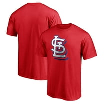 Men's Red St. Louis Cardinals Red, White & Team T-Shirt