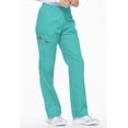 thumbnail image 4 of Dickies EDS Signature Scrubs Pant for Women Natural Rise Tapered Leg Pull-On Plus Size 86106, 3XL, Lagoon, 4 of 7