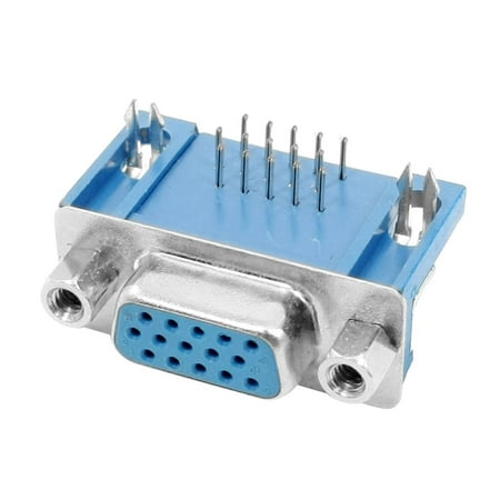 DB15 3 Line D sub PCB Mount Female Connector PC VGA Socket 