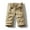 Khaki, variant on Vetsdori Cargo Shorts for Men Summer Pockets Short Pants Big and Tall Relaxed Fit Workout Casual,Outdoor Mens Shorts Elastic Waist