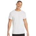 thumbnail image 2 of Hanes Men's 3 Pack Tagless Crew Neck T-Shirt, White, XXX-Large, 2 of 6