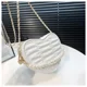thumbnail image 2 of Bolso de hombro de PU de cadena de alta calidad 2024 nuevo bolso cruzado de moda versátil de color sólido bolso Minaudiere simple de tendencia suave, 2 of 5