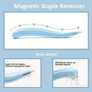 Blue Office Supplies, Desk Organizers and Accessories Office Supplies with Stapler, Tape Dispenser, Staple Remover, Staples, Clips, Hole Punch and Tabs