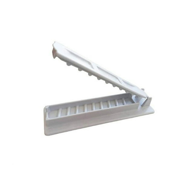 Injueey Brocheta fácil de limpiar para barbacoa, Kebab, máquina para hacer kebabs, parrilla, máquina para pinchos de carne, herramientas Utensilios de cocina blanco