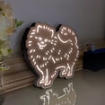 thumbnail image 2 of Pomeranian Breed Led Light Box, Dimmable Neon-Like Light Signs USB Power for Wall Decor Bedroom Decoration, Static Light (WxH) 16"x14", 2 of 4