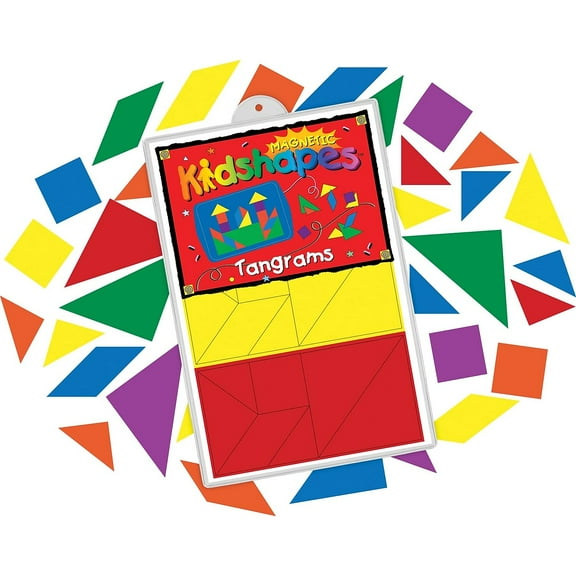 Barker Creek Learning Magnets ̶ Tangrams ̶ 42 Pieces
