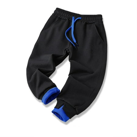 

YWDJ Toddler Baby Boys Girls Candy Color Solid Color Leggings Casual Kids Sports Pants Black 6-7T