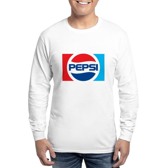 CafePress - 90S Pepsi Logo Men's Long Sleeve T Shirt - Unisex Cotton Long Sleeve T-Shirt
