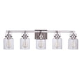 thumbnail image 3 of 53605-BNK Craftmade Lighting Foxwood 5 Light Transitional Bath Vanity Approved for Damp Locations - 36.88 inches wide by 9.5 inches high-Brushed, 3 of 5
