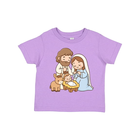 Inktastic Nativity Scene Christmas Manger Boys or Girls Toddler T-Shirt