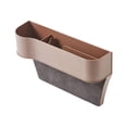 thumbnail image 4 of Organizador de huecos para asientos de coche, organizador lateral para asientos de coche, universal, para coche Conductor marrón, 4 of 9