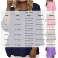 thumbnail image 4 of HongQid Plus Size 3/4 Sleeve Crinkle Cotton Tops for Women Crew Neck Oversized Blouse Casual Loose Tunic Flowy Hem, 4 of 10