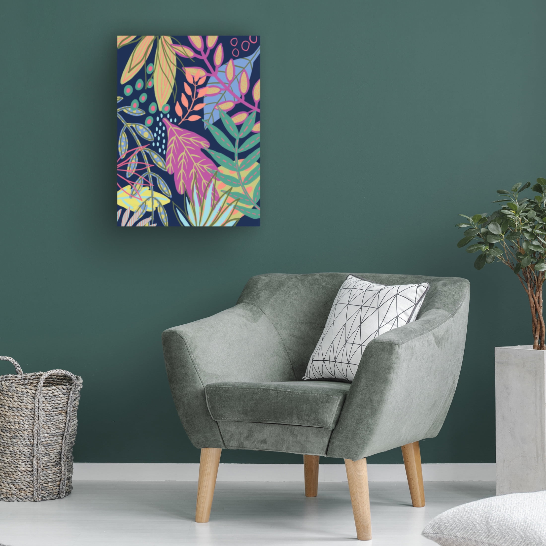 Trademark Fine Art Regina Moore Jungle Pop I Canvas Wall Art