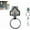 A, variant on Multiuse Mens Keychain Belt Accessory Rustproof Metal Quick Clip Detachable Key Organizers Waist Decors for Daily Use