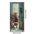 thumbnail image 3 of 2025 Christmas and Halloween Front Door Decoration,Dreamy Door Curtains Christmas Outdoor Cover Elastic Fabric,Christma and Halloween Front Door Cover, Holiday Decor for Home Outdoor Indoor Ornament, 3 of 6