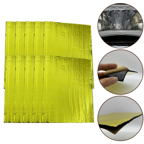 sailesiti Mouldable Sound Deadening Mat for Commercial Vehicles 10PCS Sheets Custom Fit