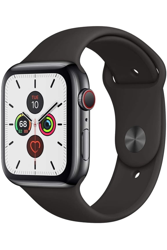 Pre-Owned Apple Watch Series 5 Stainless Steel 44mm A2095 (GPS + Cellular) Space Black
