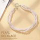 thumbnail image 2 of Reaky Pearl Necklaces Layered Choker Necklace Chain 4 Pcs Simple Neckalce Jewerly for Women, 2 of 5