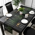 thumbnail image 3 of Green Forest Table Runner 120 Inches Long, Mysterious Primitive Forest Pine Tree Kitchen Coffee Dining Table Decoration for Home Party Birthday Wedding Home Decor 13x120 Inches, 3 of 8