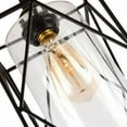 thumbnail image 3 of 2Pcs Modern Dining Room Hanging Light Kitchen Island Pendant Lamp Fixture Black, 3 of 12