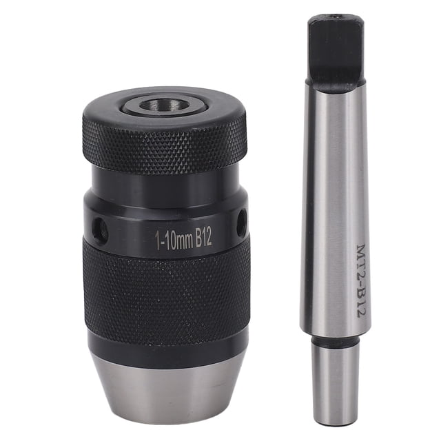 Kit De Eje De Portabrocas, Portabrocas De Fuerza De Sujeción Fuerte De Acero Con Alto Contenido De Carbono B12 De 1 A 10 Mm Para Taladradora