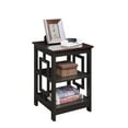 thumbnail image 3 of Convenience Concepts Town Square End Table with Shelves, Espresso, 3 of 3