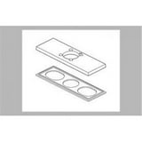 Delta Escutcheon & Gasket - 3 Hole in Stainless - Walmart.com