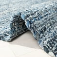 thumbnail image 6 of SAFAVIEH Montauk Darien Braided Chevron Runner Rug, Blue, 2'3" x 7', 6 of 7