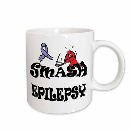 

3dRose Smash Epilepsy Ceramic Mug 15-ounce