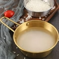 thumbnail image 2 of 2-Pack Makgeolli Bowls, 304 Stainless Steel Korean Traditional Bowls Rice Wine Bowl with Handle, Hiking Soup Dish, Food Bowl Camp Cup, 4.7 Inch, 10 Ounces (Gold), 2 of 14