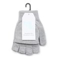 thumbnail image 2 of Time and Tru Women's Pop Top Winter Glove, Medium Grey Heather,Knit, One Size Fits Most, 2 of 2